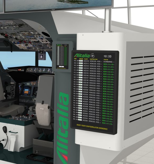 FSC AES B737 4K FLIPBOARD